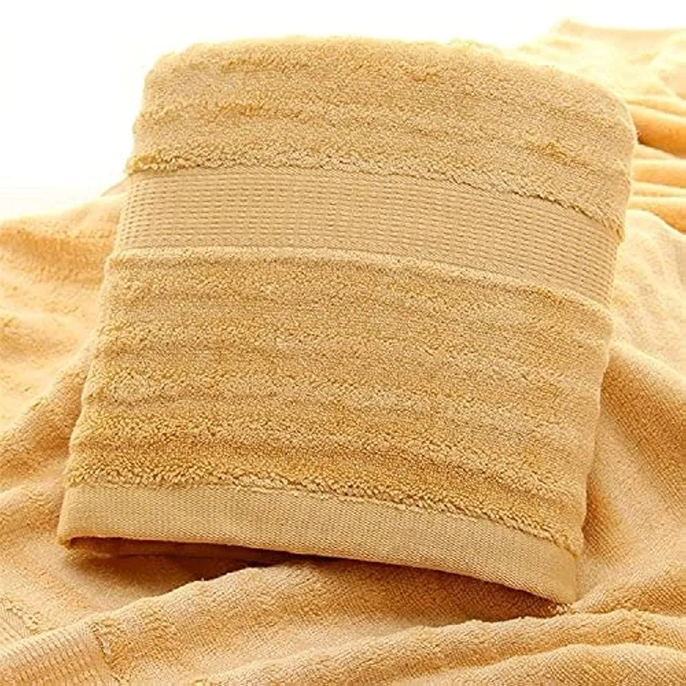 Mush Bamboo Towels for Bath Large Size | 600 GSM Bath Towel for Men & Women | Soft, Highly Absorbent, Quick Dry,and Anti Microbial | 75 X 150 cms